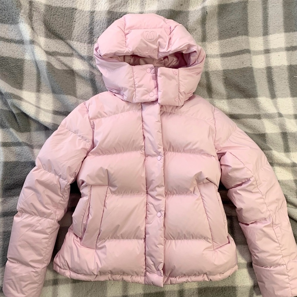 ON HOLD DONT BUY! LULULEMON Wunder Puff Jacket Meadowsweet Pink Size 8